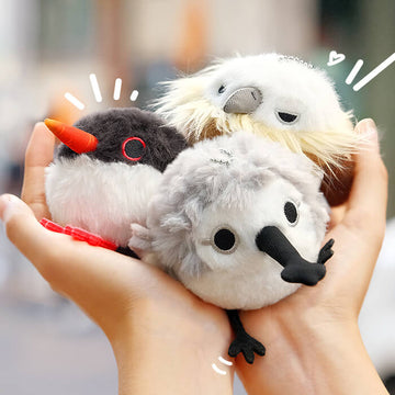 Cute Rare Bird Stuffed Plush Bag Charm